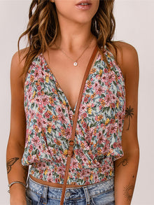  Floral Surplice Cami