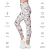 High-Waisted Florals Print Leggings