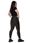 Leggings with pockets - The Chillin' Frog - Black