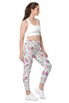 High-Waisted Florals Print Leggings