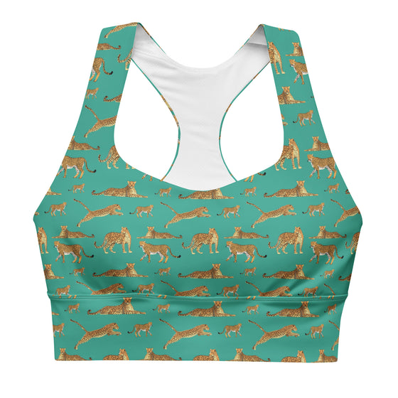 Leopards Print Sports Bra 