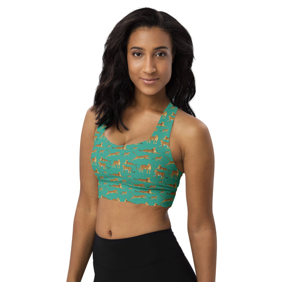 Leopards Print Sports Bra 