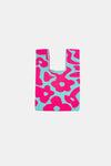  A bold hot pink flower-knitted handbag, featuring a beautiful floral design in a striking pink hue. Perfect for adding a pop of color to any outfit.

